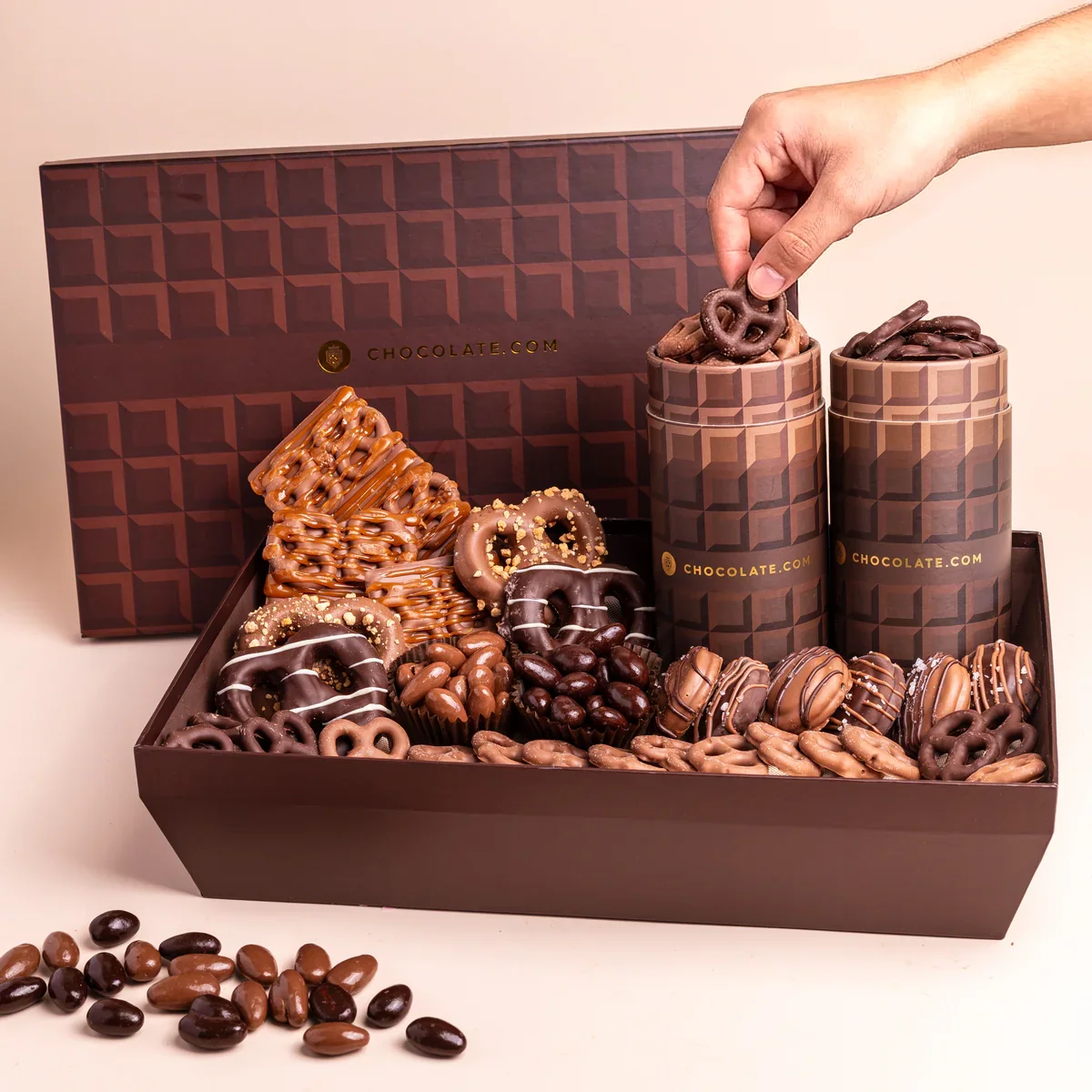 Ultimate Sweet n' Salty Belgian Chocolate Basket - Image 9